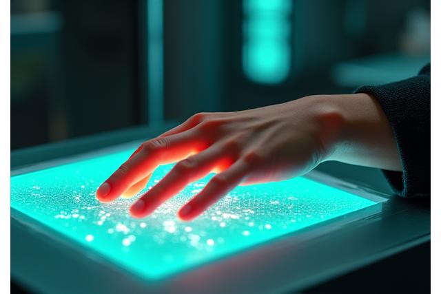 3Dスキャンでカスタムロッドグリップを設計する様子。